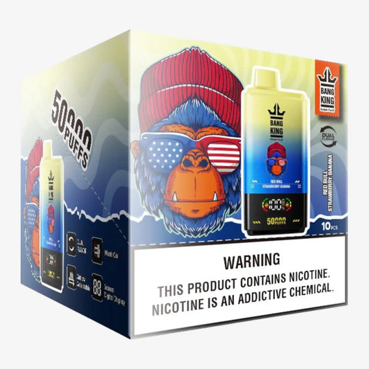 BANG KING DelphiTech® 2in1 50000 PUFFS 07 レッドブル/ストロベリーバナナ(Red Bull/Strawberry Banana)
