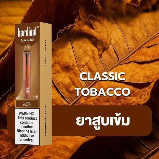 KS Quik 6000 Puffs クラシックタバコ(Classic Tobacco)