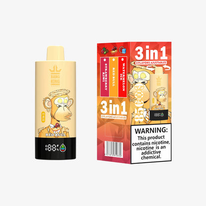 BANG KING VAPEN 3in1 85000 PUFFS 01 レッドブル（Red Bull）3フレーバー切替