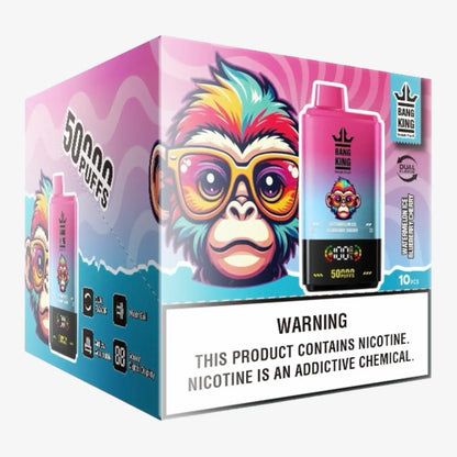 BANG KING DelphiTech® 2in1 50000 PUFFS 02 ウォーターメロンアイス/ブルーベリーチェリー（Watermelon Ice/Blueberry Cherry）