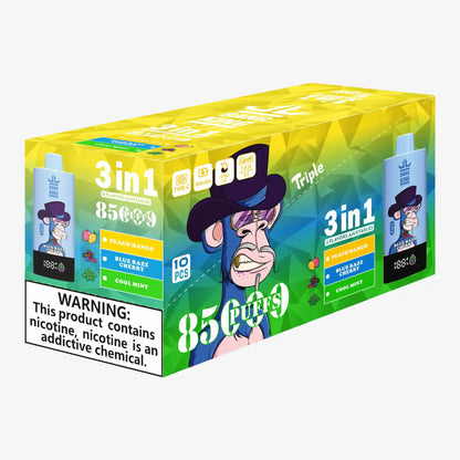 BANG KING VAPEN 3in1 85000 PUFFS 04 ブルーラズチェリー（Blue Razz Cherry）3フレーバー切替