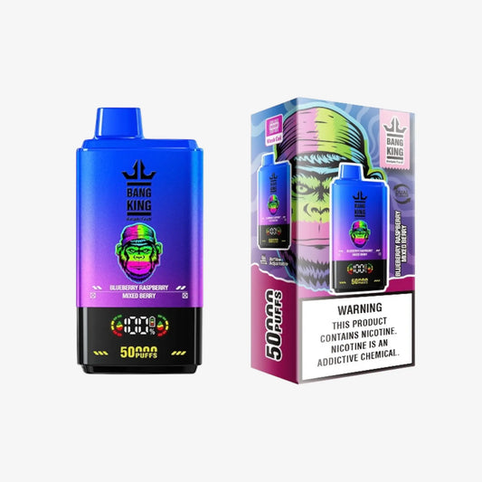 BANG KING DelphiTech® 2in1 50000 PUFFS 05 ブルーベリーラズベリー/ミックスベリー（Blueberry Raspberry/Mixed Berry）