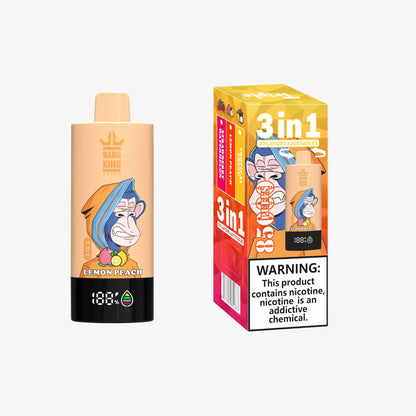 BANG KING VAPEN 3in1 85000 PUFFS 05 レモンピーチ（Lemon Peach）3フレーバー切替