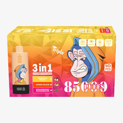 BANG KING VAPEN 3in1 85000 PUFFS 05 レモンピーチ（Lemon Peach）3フレーバー切替