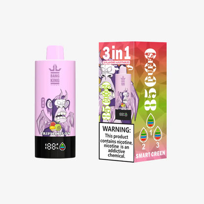 BANG KING VAPEN 3in1 85000 PUFFS 07 トリプルメロン（Triple Melon）3フレーバー切替