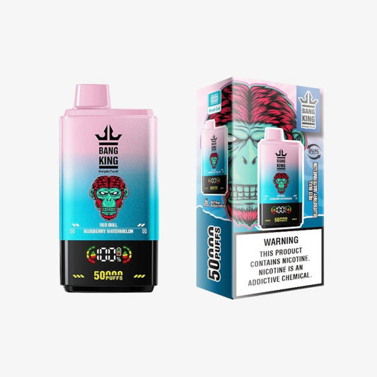 BANG KING DelphiTech® 2in1 50000 PUFFS 08 レッドブル/ブルーベリーウォーターメロン（Red Bull/Blueberry Watermelon）