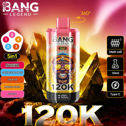 BANG LEGEND 5in1 120k(120000) PUFFS 10