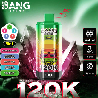 BANG LEGEND 5in1 120k(120000) PUFFS 12