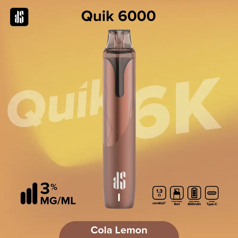 KS Quik 6000 Puffs コーラレモン（Cola Lemon）