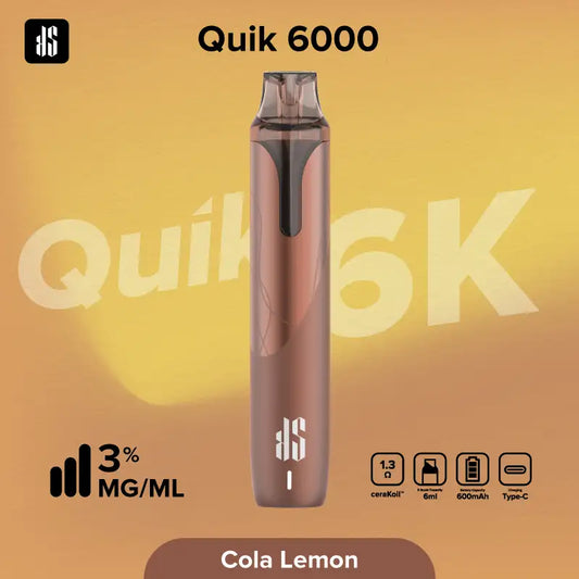 KS Quik 6000 Puffs コーラレモン（Cola Lemon）