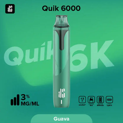KS Quik 6000 Puffs グアバ（Guava）