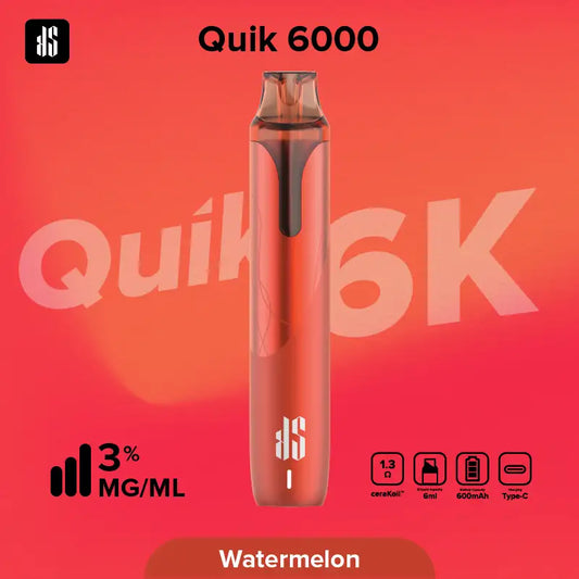 KS Quik 6000 Puffs ウォーターメロン（Watermelon）