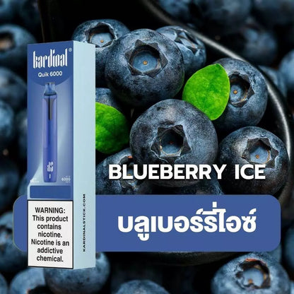 KS Quik 6000 Puffs ブルーベリーアイス（Blueberry Ice）