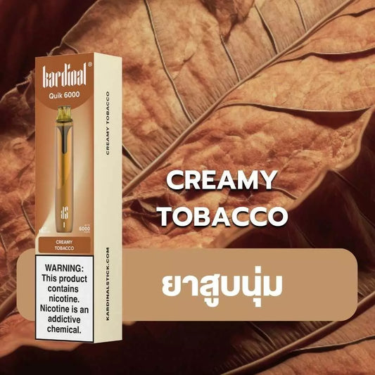 KS Quik 6000 Puffs クリーミータバコ（Creamy Tobacco）