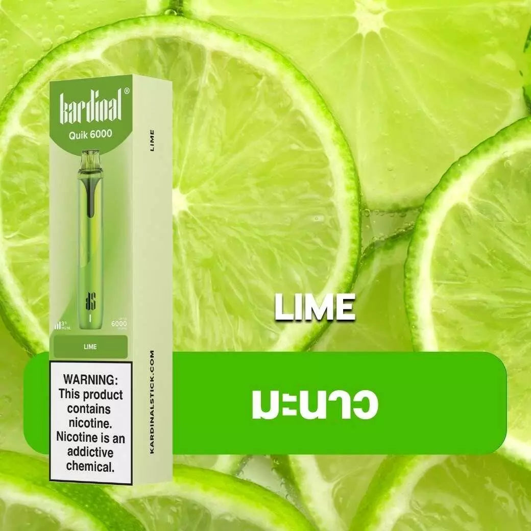 KS Quik 6000 Puffs ライム（Lime）