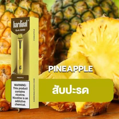 KS Quik 6000 Puffs パイナップル（Pineapple）