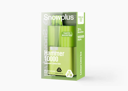 Snowplus Hammer 10000 Puffs レモンライムアイス（Lemon Lime Ice）